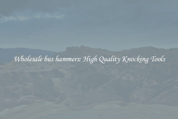 Wholesale bus hammers: High Quality Knocking Tools