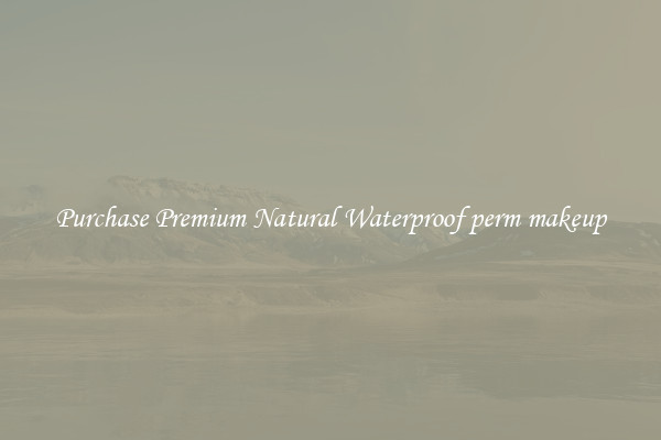 Purchase Premium Natural Waterproof perm makeup