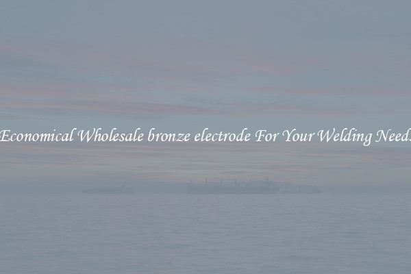 Economical Wholesale bronze electrode For Your Welding Needs