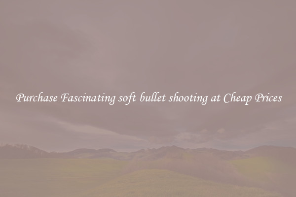 Purchase Fascinating soft bullet shooting at Cheap Prices